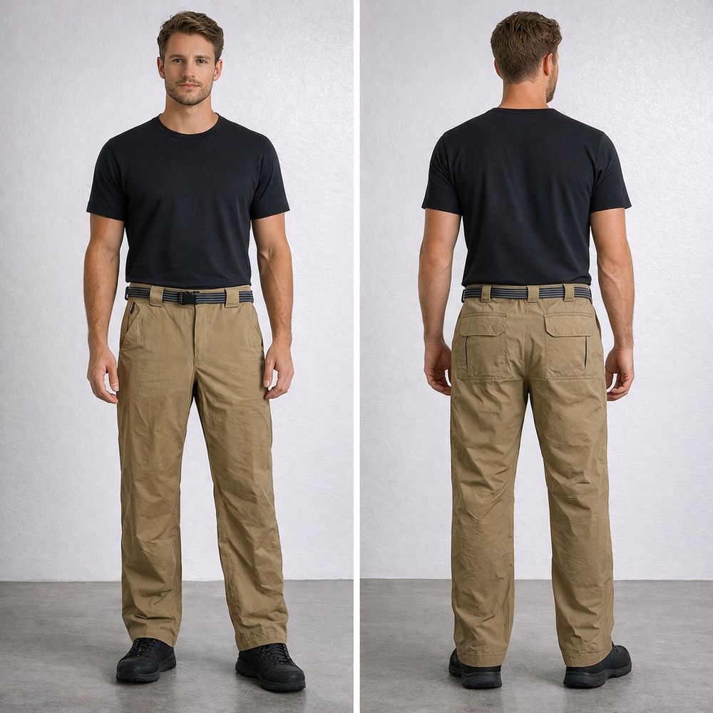 Duluth Trading Co Dry on the Fly Pants Mens XLx30 Brown Nylon Cargo Gorpcore